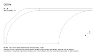 WCO704RES_8" X 8" X 16'   RESIN COVE