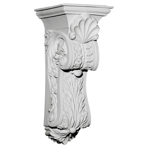 COR10X11X25SC - Scroll Leaf Corbel