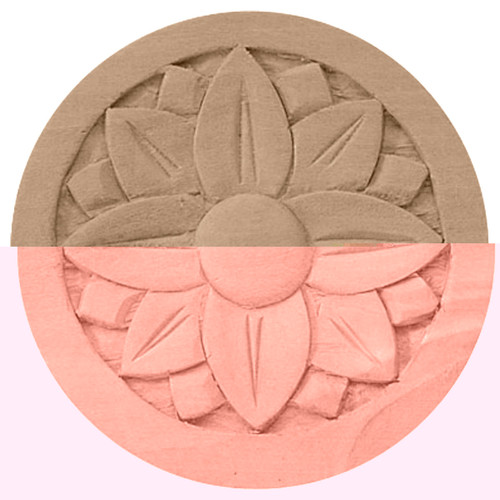 ROS03X03BEAL - Wood Rosette - Alder