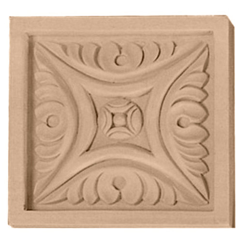 ROS03X03MDAL - Wood Rosette - Alder