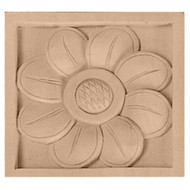 ROS03X03X01SFAL - Wood Rosette - Alder