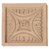ROS03X03X00MDLW - Wood Rosette - Lindenwood