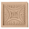ROS03X03X00MDLW - Wood Rosette - Lindenwood ROS03X03X00MDLW - Wood Rosette - Lindenwood