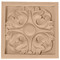 ROS05X05X01LFLW - Wood Rosette - Lindenwood ROS05X05X01LFLW - Wood Rosette - Lindenwood