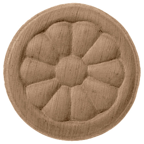 ROS05X05RERW - Wood Rosette - Rubberwood