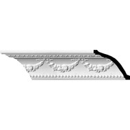 MLD06X08X10FL - Floral Swag Crown Molding