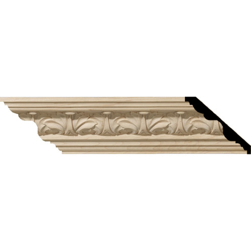 MLD02X02X03ACAL - Wood Crown Molding, Alder