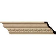 MLD02X02X03LA - Wood Crown Molding, Stain Grade