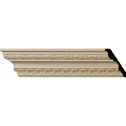MLD04X02X05BE - Wood Crown Molding, Stain Grade