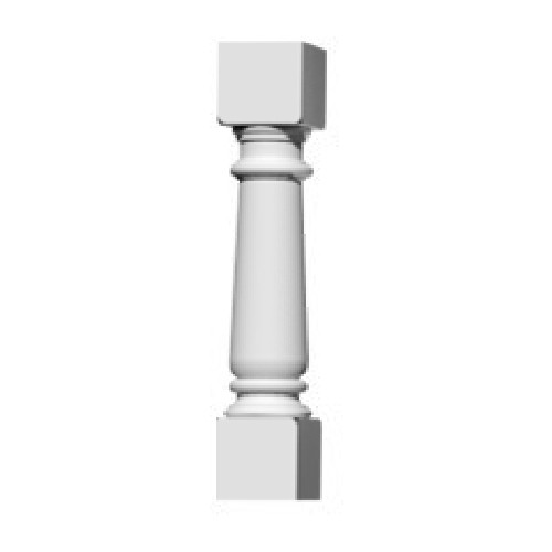 Wellington Fiberthane Baluster - Style A - BAL05X28WL-A