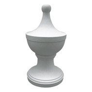 BD Urn Fiberthane Finial 6 3/4"OD x 13"H x 6 15/16"