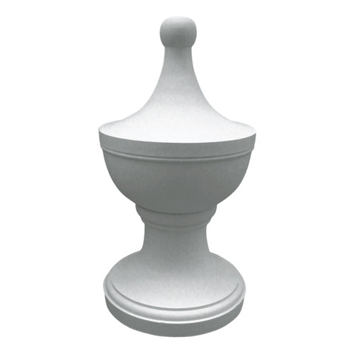 BD Urn Fiberthane Finial 6 3/4"OD x 13"H x 6 15/16"