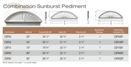 CSP50BT____ SUNBURST 54-1/2X21-3/4X3-1/8