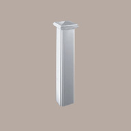 NP10X48____NEWEL POST DECO EDGE 48X10X10