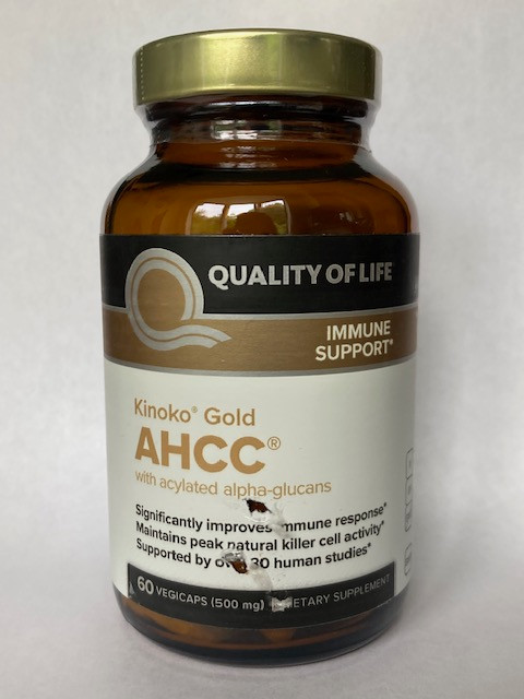 Quality of Life Kinoko Gold AHCC 500 Mg Vegicaps 60 ct