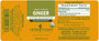 Ginger Extract  4 Oz Label