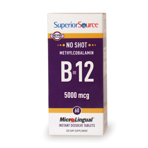 No Shot Methylcobalamin B-12 5000 Mcg 60 Ct