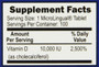 Vitamin D3 10000 IU Extra Strength 100 Ct  Label