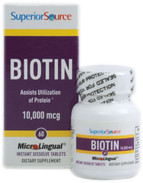 Superior Source Biotin, 10,000 mcg, 60 Tabs