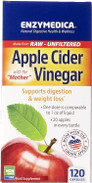 Enzymedica Apple Cider Vinegar 120 caps