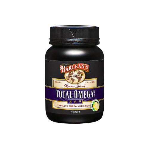 Barlean's Total Omega 3-6-9 Lemonade Flavor Softgels 90 ct