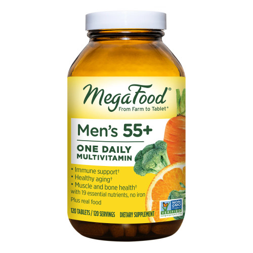 MegaFood Men Over 55 One Daily 120 Tablets