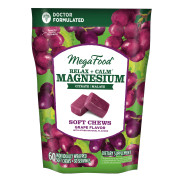 Relax + Calm* Magnesium Soft Chews, Grape Flavor 60 Chew