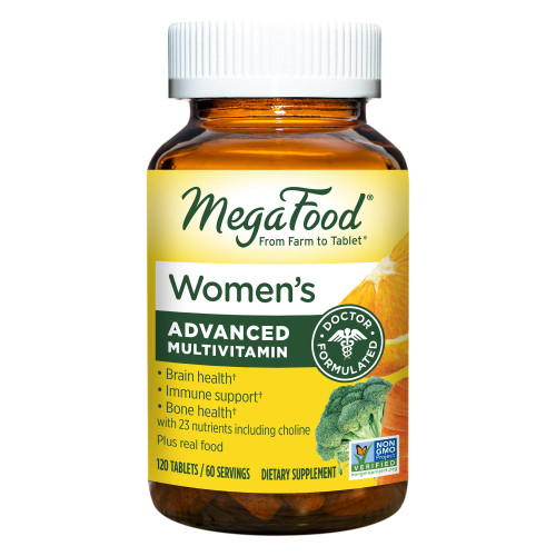 MegaFood Womens Advanced Multivitamin 120 tabs