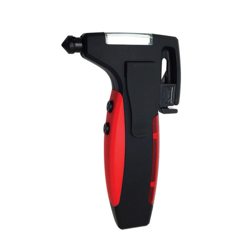 Car Emergency Tool 5-In-1, Glass Breaker, Cutter, Portable Power Bank - Flipo