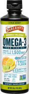 Barlean's High Potency Citrus 16 oz, 1500 mg of EPA & DHA, Brain, Joint, Heart