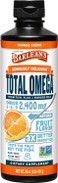 Barlean's Total Omega, Orange 16 oz Borage & Flaxseed Oils, Omegas 3 6 9 EPA DHA
