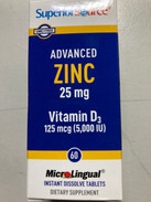 Superior Source Zinc 25 mg 60 ct