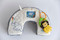 Attach baby's favorite toy or tether to their Snuggwugg baby pillow