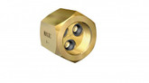 Maric flow control valve in brass - 1" BSP female inlet and outlet with 16 L/min precision flow rate - Watermark Approved