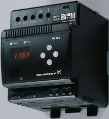 Grundfos MP204 protection unit.