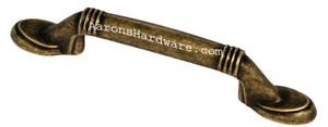 9660-ABM-D Cabinet Handle Weathered Brass 3 Inch Spacing