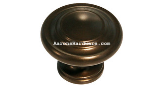 9653-EOA Cabinet Knob Oil Rubbed Bronze 1 ¼” Diameter     