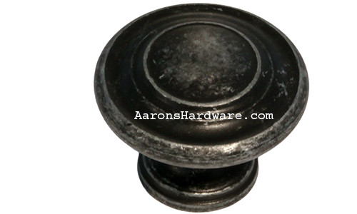 9653-ASM-D Cabinet Knob Weathered Steel 1 1/4” Diameter     