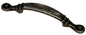 9661-ASM-D Cabinet Handle Weathered Steel 3 Inch Hole Spacing