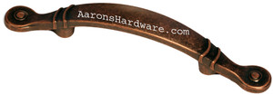 9661-ACM-D Cabinet Handle Weathered Copper 3 Inch Hole Spacing 