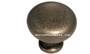 9654-AIM-D Cabinet Knob Weathered Iron 1 ¼” Diameter
