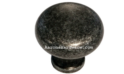 9654-ASM-D Cabinet Knob Weathered Steel 1 ¼” Diameter 