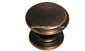 9669-ACBH-D Cabinet Knob Antique Copper Bronze HiLite 1 ¼” Diameter 