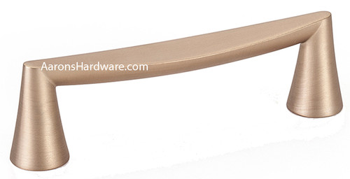 At 4 ½” in length the 2342-1MDB-P Cabinet Handle In the beautiful color of Modern Bronze will be a delight for your new install or reface.  The 96mm has become a common hole spacing.  On bath vanities, furniture, or in the kitchen, these have been a great seller for a long time.