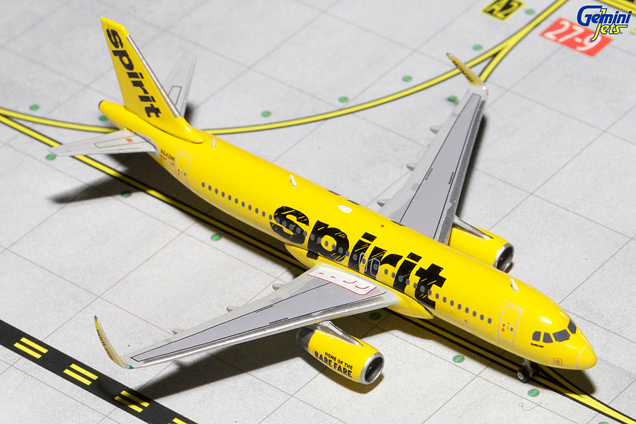 GJNKS1355 Gemini Jets Spirit Airlines A320-200(S) Model