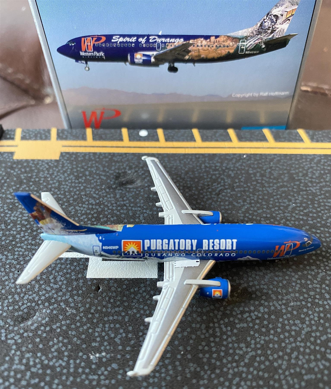 HE502078 *RARE* Herpa Wings Western Pacific Durango B737-300