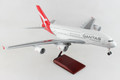 SKR8502-1 Skymarks Qantas A380 1:100 With Wood Stand & Gear New Livery Model Airplane