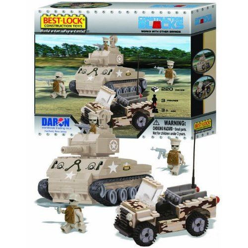 best lock construction toys military
