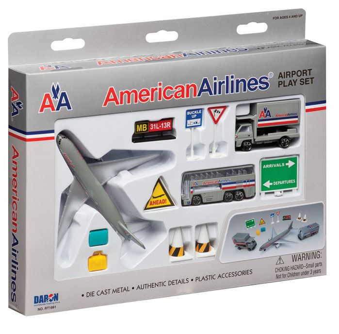 NEW & Sealed in Box American Airlines Airport Play Set Made by Daron RT1661 