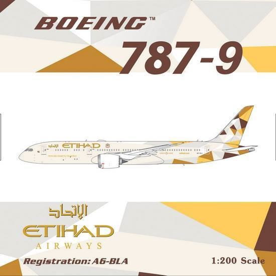 PH2ETD111 Phoenix 200 Etihad B787-9 Model Airplane